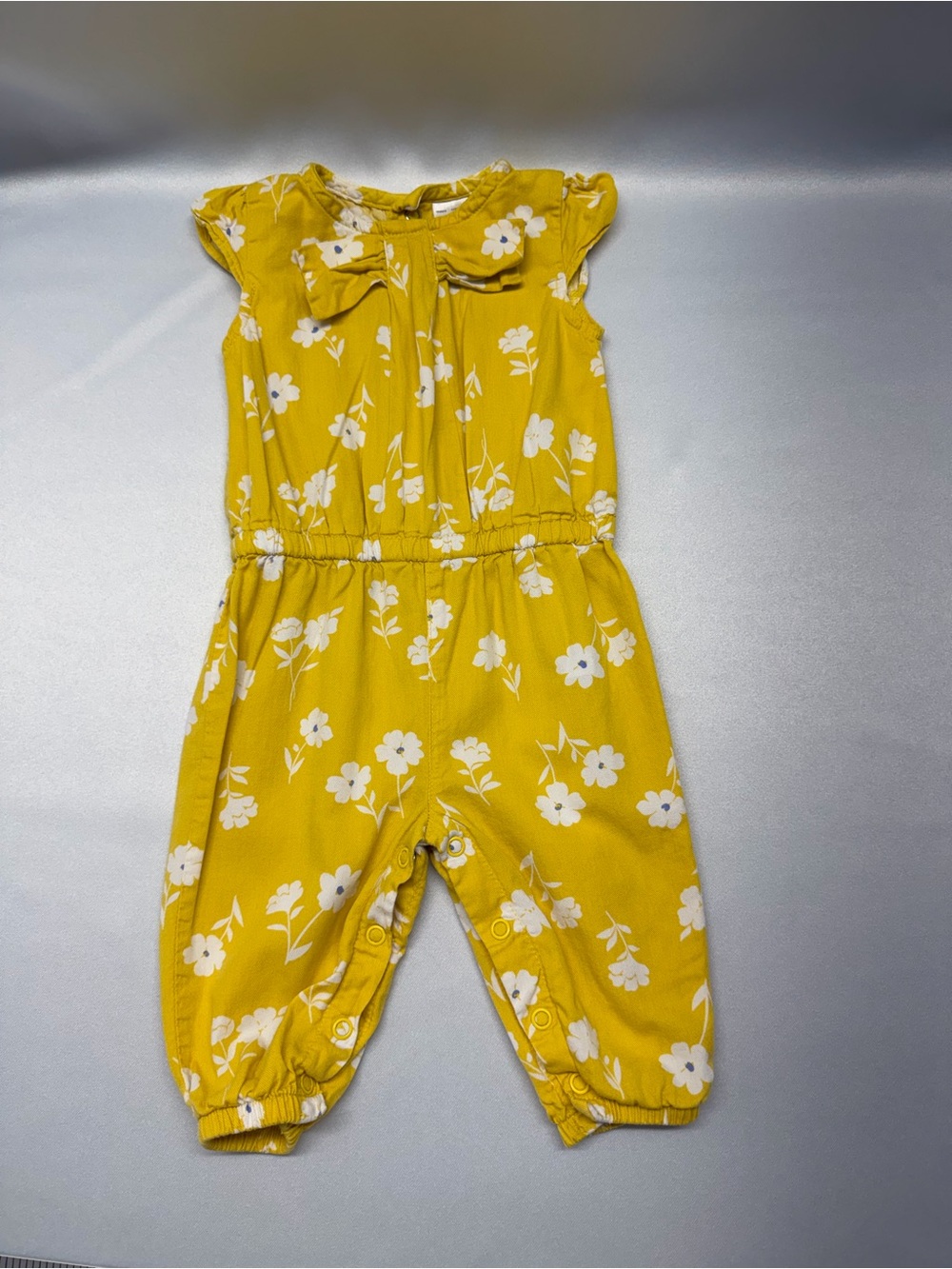 Carter’s Baby Girl Floral Romper | Yellow | GUC | 6M